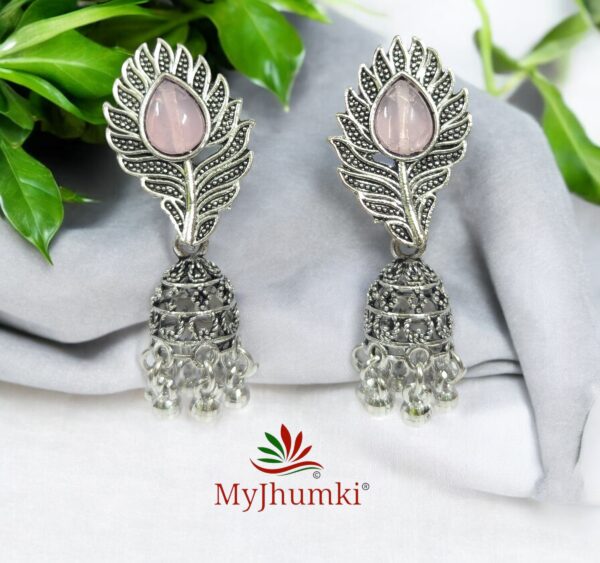 Oxidised Jhumka Earring For Women